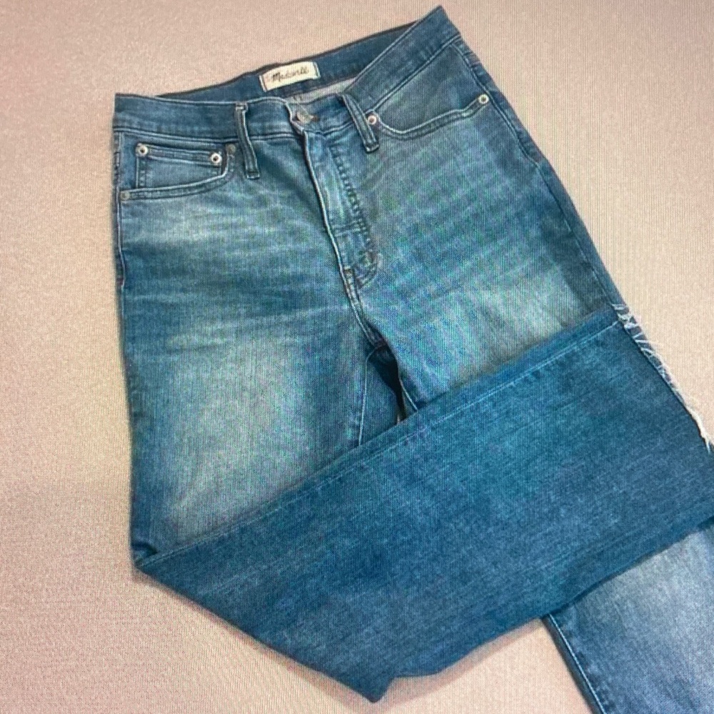Madewell Men's Blue Slim Straight Jeans - Faded Indigo